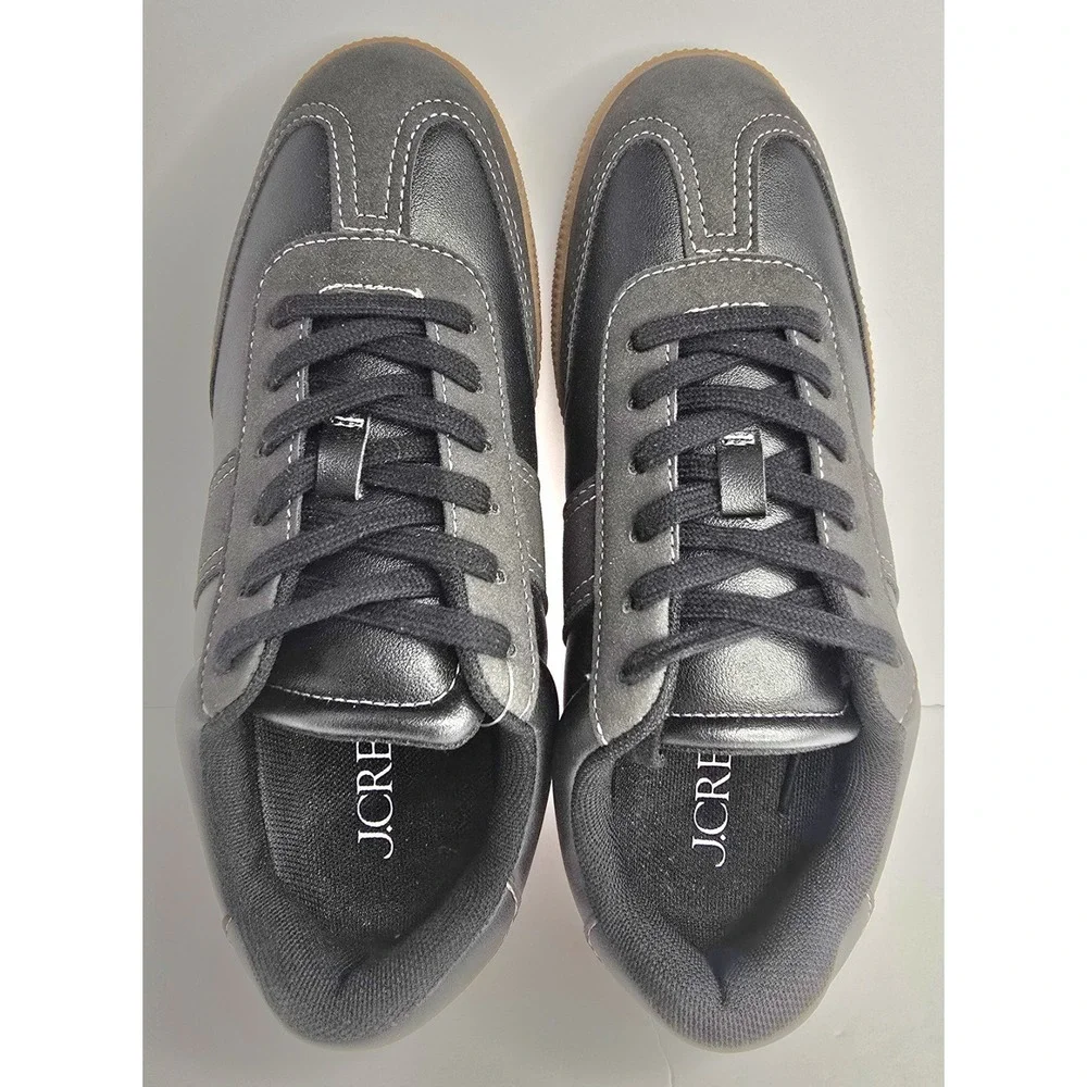 J.Crew Field Sneakers In Black Women's US Size 6H NWOB‎